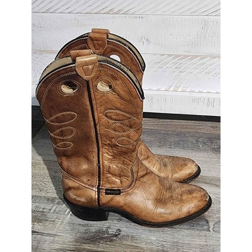 Men leather wrangler boots - men's,