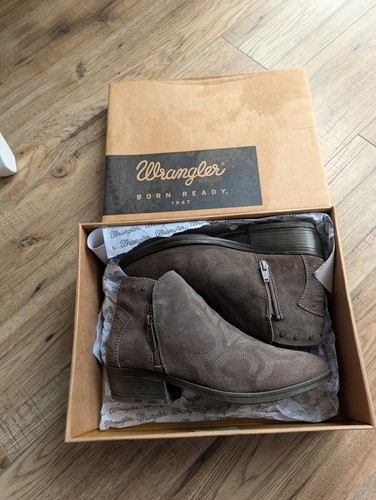 Wrangler sude ankle boots - sude, size